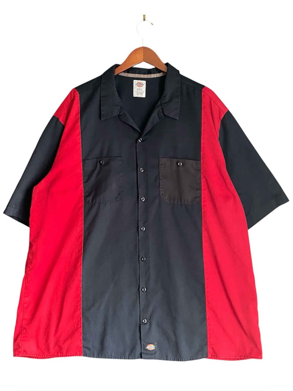 Dickies | Men’s Two-Tone Short Sleeve Work Shirt | Size 4XL